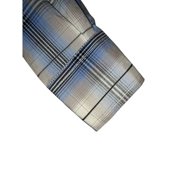 Costal XXL Mens Plaid Cowboy Carter Western Snap Button Shirt Long Sleeve Rodeo - Picture 4 of 13